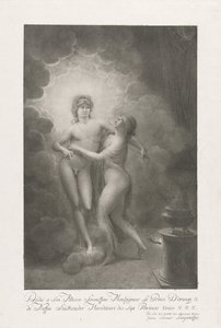 Allegori över äktenskapet mellan Vilhelm V och Wilhelmina av Preussen, 1767 av Johann Joseph Friedrich Langenhöffel