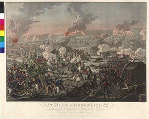 Slaget vid Hohenlinden (Linden) den 3 december 1800 (etsning och akvatint)