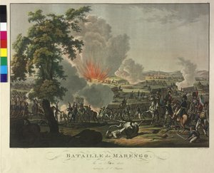Slaget vid Marengo den 14 juni 1800 (etsning och akvatint)
