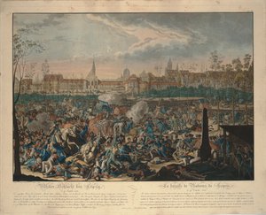 Slaget om nationerna av Johann Lorenz Rugendas the Younger