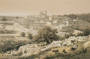 Bethany. Etsning av Bernatz et alii - Steinkopk J.F. Redaktör av Johann Martin Bernatz