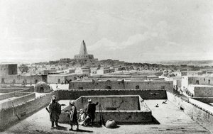 Timbuktu från Resenärshusets terrass, från 