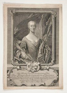 Porträtt av Marie Anne Catherine von Veltheim