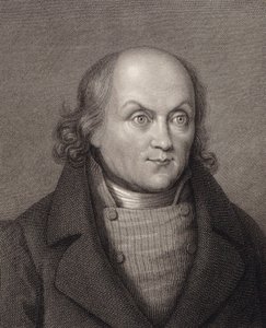 Portrait of Hans Georg Nägeli 1773-1836. av Johann Martin Esslinger
