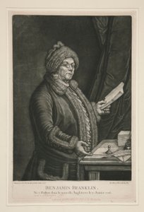 Benjamin Franklin av Johann Martin Will