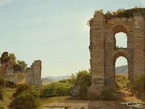 Ruin nära Rom, ca 1796 (olja på papper på duk)