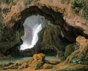 Neptunus grotta i Tivoli, 1812