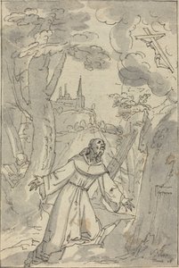 Stigmatiseringen av Saint Francis av Johann Matthias Kager