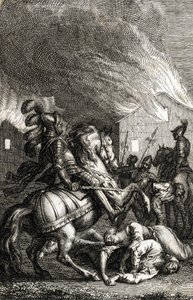 Erövringen av Thüringen av kejsar Adolphe av Nassau