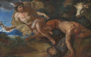 Mercury räddar den förklädda Io efter att ha halshugget Argus, ca. 169095.
