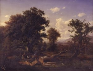 Landskap i Tyrolen av Johann Mohr