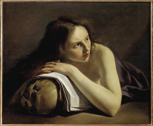 Maria Magdalena botgörare (målning på duk) av Johann Moreelse