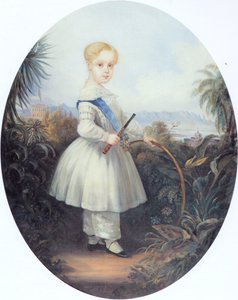 Afonso, kejserlig prins av Brasilien, äldste son till Pedro II. 1846. av Johann Moritz Rugendas