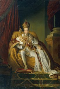 Kejsar Ferdinand I i kröningsregalier