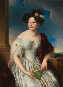 Porträtt av drottning Pauline Therese av Württemberg 1800-1873, 1831.