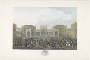 Invigning av William I i Bryssel den 21 september 1815 Tolv skyltar med ankomsten och invigningen av William I i Bryssel och striderna vid Quatre-Bras och Waterloo 1815 (serietitel)