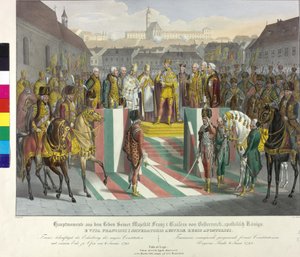 Kröning på spisen 1792 av Johann Nepomuk Hoechle