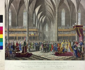 Kejserlig kröning 1792 av Johann Nepomuk Hoechle
