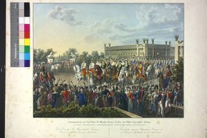 Kejsar Frans I:s rörliga majestät i Paris den 15 april 1814