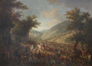 De allierade arméerna, kejsar Franz I (II) av Österrike med kronprins Ferdinand i spetsen, korsade Vogeserna i juli 1815