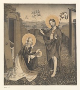 Kristus och Maria Magdalena i en inhägnad trädgård Verk ur samlingen av bröderna Boisserée (serietitel) Galerie des Frères Boisserée (serietitel)