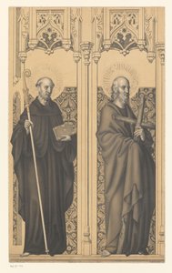Sankt Benedictus och Filip Verk ur samlingen av bröderna Boisserée (serietitel) Galerie des Frères Boisseree (serietitel)