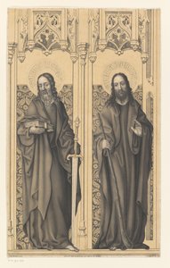 Saint Matthew och James Verk ur samlingen av bröderna Boisserée (serietitel) Galerie des Frères Boisserée (serietitel)