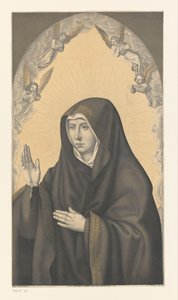 Mary som Mater dolorosa Verk ur samlingen av bröderna Boisserée (serietitel) Galerie des Frères Boisserée (serietitel) av Johann Nepomuk Strixner
