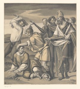 Sankt Ewalds martyrskap Verk ur samlingen av bröderna Boisserée (titel på objekt) Galerie des Frères Boisserée (titel på objekt) av Johann Nepomuk Strixner