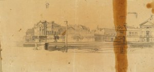 Utsikt över Trautson-palatsen av Johann Peter Krafft