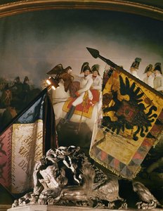 Ärkehertig Karls seger över Napoleon I vid Aspern nära Wien ... av Johann Peter Krafft