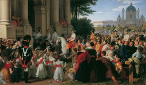 Kejsar Franz I:s inträde i Wien efter freden i Paris den 16 juni 1814