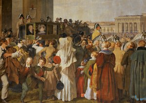 Körning av kejsare Franz I efter en allvarlig sjukdom ... av Johann Peter Krafft