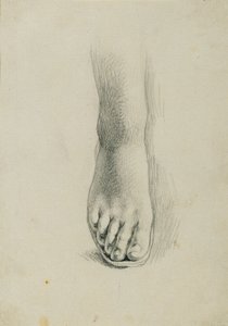 Fotstudie för "Arindal och Daura" av Johann Peter Krafft