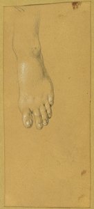 Fotstudie för "Rüdiger och Angelika" av Johann Peter Krafft