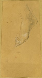 Fotstudie för "Rüdiger och Angelika" av Johann Peter Krafft