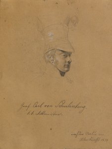 Greve Carl von Schulenburg av Johann Peter Krafft