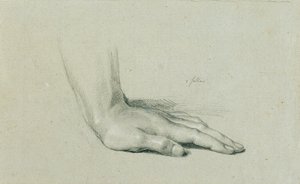 Handstudie för "Arindal och Daura" av Johann Peter Krafft