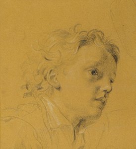 huvudet på en pojke av Johann Peter Krafft