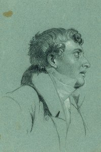Huvudstudie för "kejsar Franz från Pressburgs återkomst" av Johann Peter Krafft