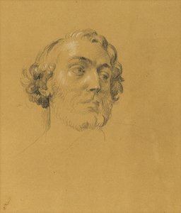porträttstudie av Johann Peter Krafft