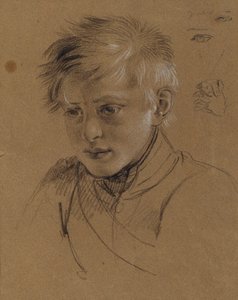 Porträttstudie för "Ärkehertig Karl med sin stab i slaget vid Aspern" av Johann Peter Krafft