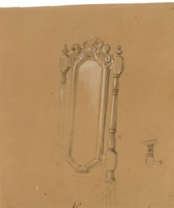 Studie av en stolsarm av Johann Peter Krafft