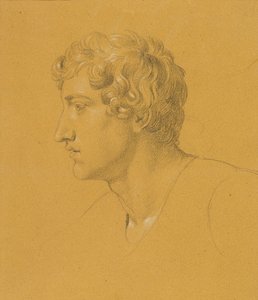 Studie av ett huvud av Johann Peter Krafft
