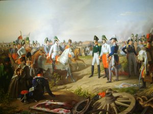 Segerförklaring efter slaget vid Leipzig, 1813 av Johann Peter Krafft