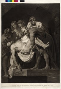 Christi Begravning av Johann Peter Pichler