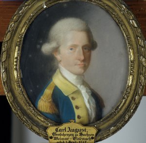 Carl August, storhertigen av Saxe-Weimar-Eisenach, 1780 av Johann Philipp Bach