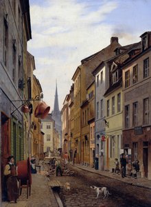 Parochialstraße, 1831 av Johann Philipp Eduard Gaertner