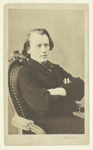 Porträtt av Brahms av Johann Reiner