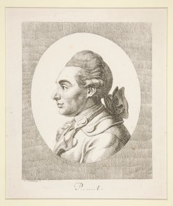Porträtt av P av Johann Rudolph Schellenberg
